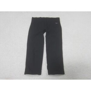 C9 Champion‎ Leggings Womens Medium Black Capri Cropped Seamless Perforated Yoga